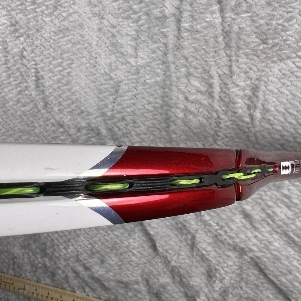 Wilson nCode n5 Force Tennis Racquet 4 1/2 Grip Adult Racket Strung Red Black